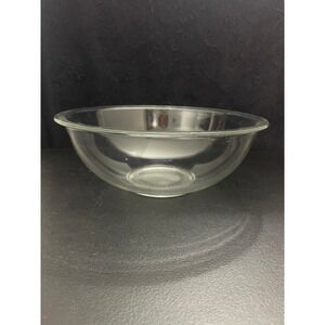 Pyrex 4 Quart Clear Glass Mixing Bowl 12 Inch Round Serving Bowl 326 Made in USA